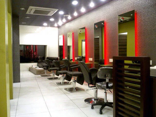 Modern salon interior