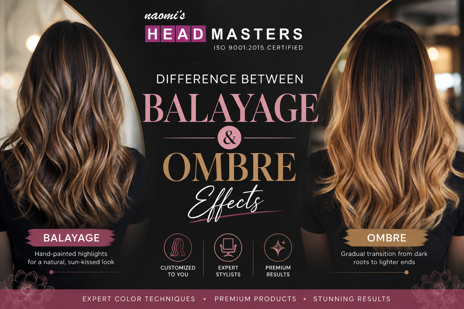 Read more about the article Difference Between Balayage and Ombre Effects