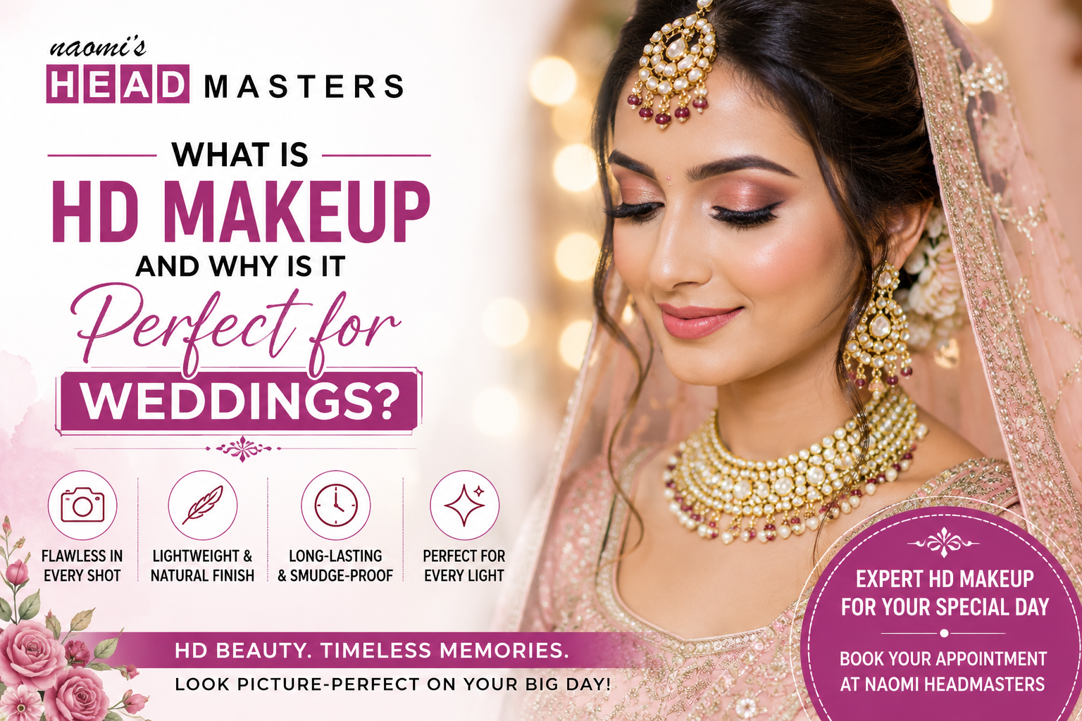 You are currently viewing What is HD Makeup and Why is it Perfect for Weddings?