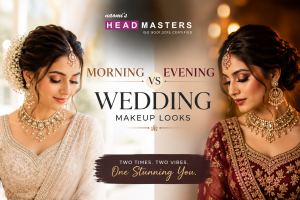 Read more about the article Morning Wedding vs Evening Wedding Makeup Looks