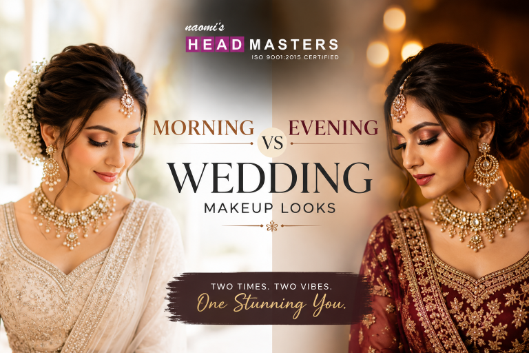 Morning vs Evening Wedding Makeup Looks